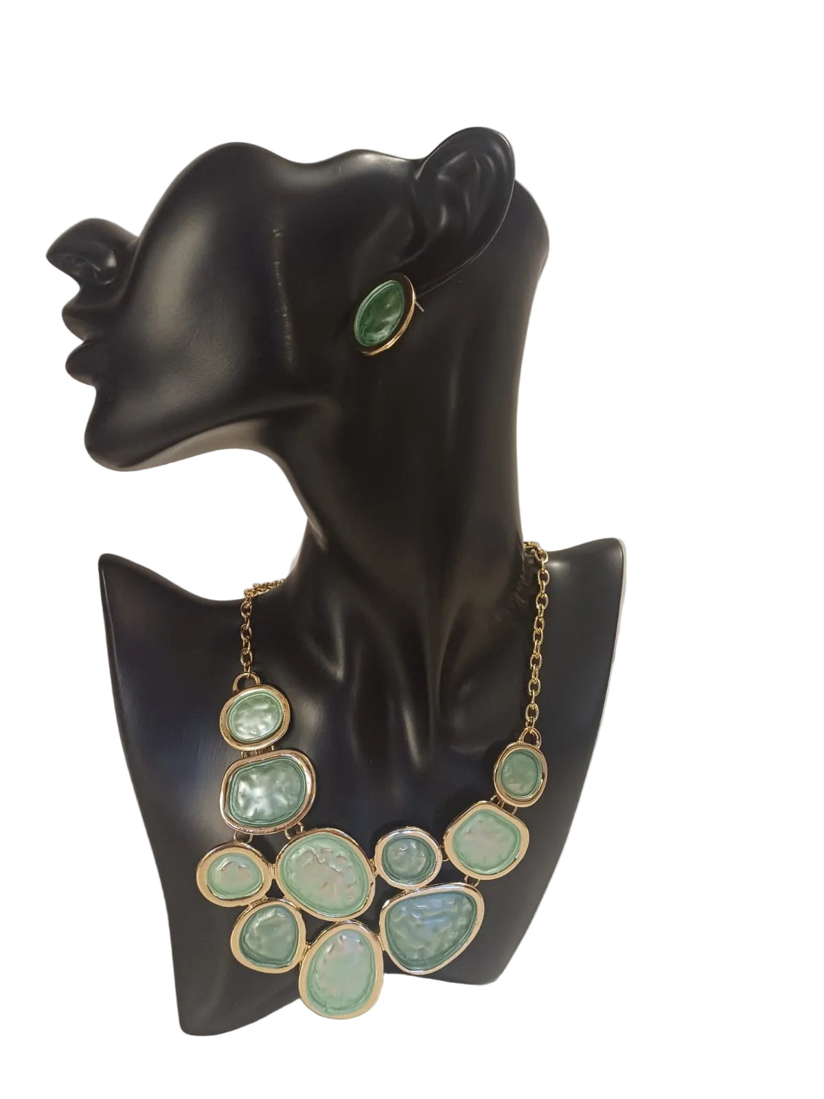 Parure verde marino
