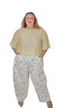 Pantaloni balloon fiorellini