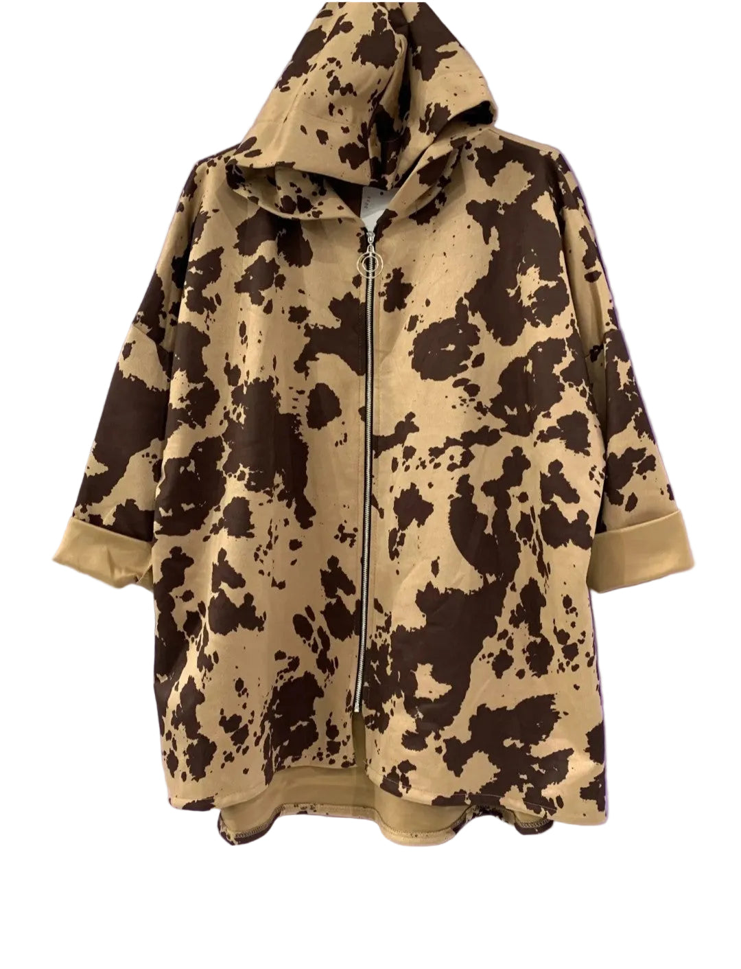 Giacca fantasia con zip