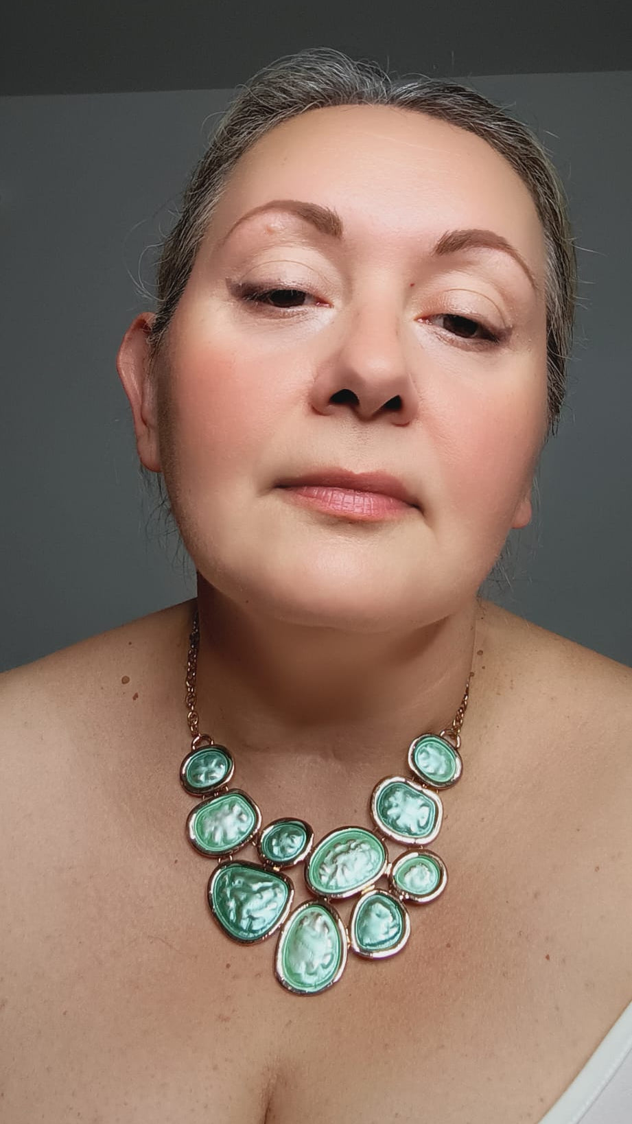 Parure verde marino